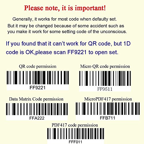Kercan Automatic CCD Wired USB 2D QR PDF417 Data Matrix Barcode Scanner CCD Bar Code Reader