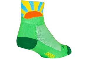SockGuy Classic 3in Sunshine Cycling/Running Socks