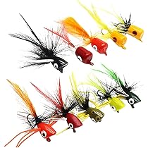 ルアー・フライ Pop Fleyes ルアー・フライ Pop Fleyes Pop-Eye Feather Jig - 5 Pack