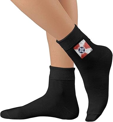 Shanghao Flagge von Wichita Kansas Unisex Baumwolle Crew Socken Casual