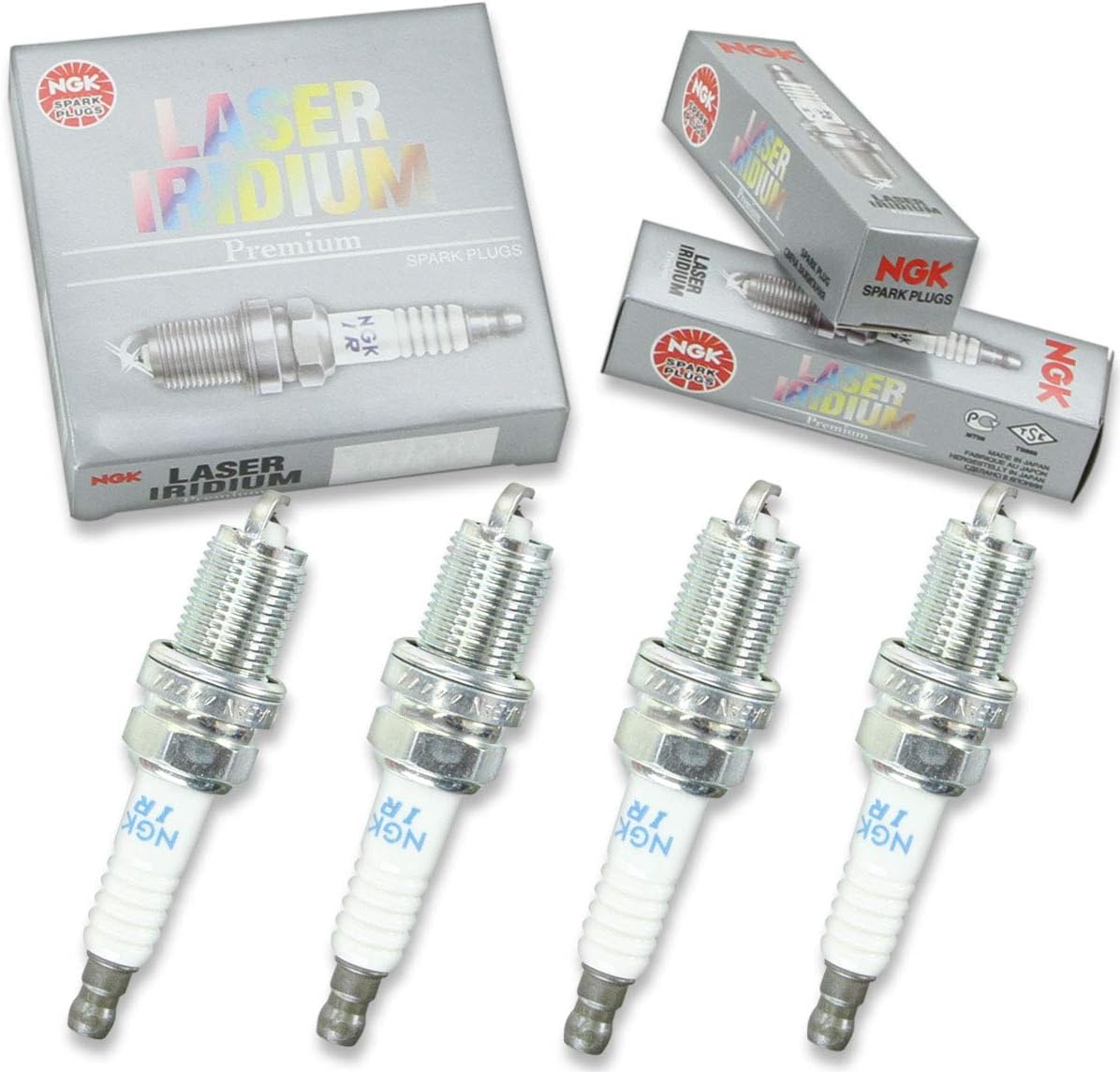 4 pcs NGK Laser Iridium Spark Plugs for 20062017 Toyota