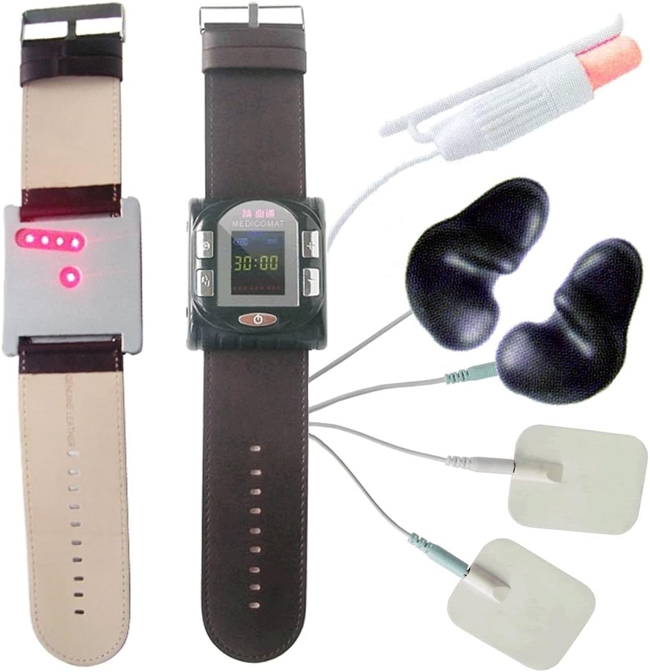 Laser Acupuncture Instrument Medicomat-17 Dual Laser and Pulse Stimulation Ear Acupoint Automatic Therapy