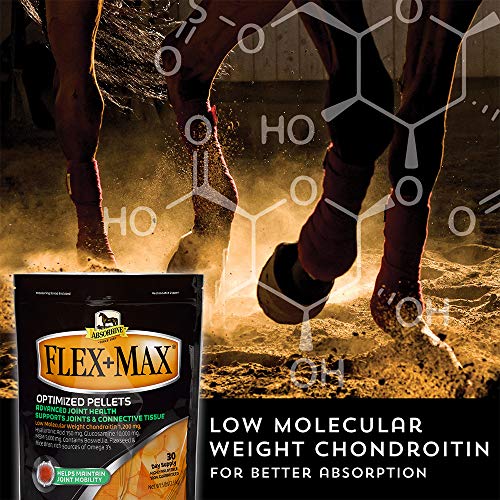 Absorbine Flex+Max Horse Joint Supplement Pellets, Highly Palatable, Comprehensive Equine