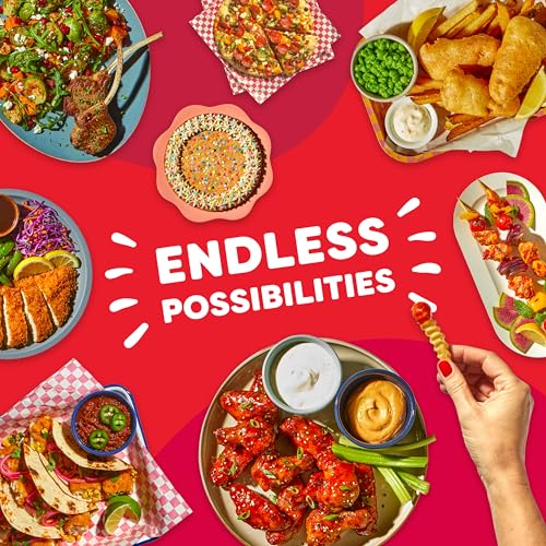 Freidora de aire Instant Pot Vortex 6QT XL, funciones 4 en 1 que doran, asan, recalientan y hornean para comidas rápidas y fáciles, más de 100 recetas en la aplicación, es apta para lavavajillas, de los creadores de Instant Pot, negra