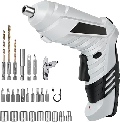 Flintronic Cordless Electric Screwdriver 3.5N·m 3.6V Kit with 25 Accessories