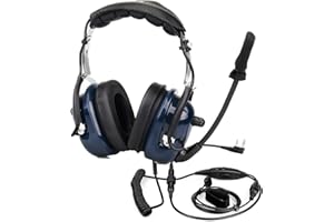 Retevis Two Way Radio Headset with Mic,Noise Redution,Volume Adjustable,2 Pin,for RT27 RT22 H-777 RT19 Walkie Talkies,Compati