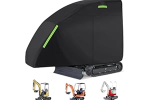 Mini Excavator Cover for Rippa R10 / R10-5 ECO 2021-2026, Water Resistant Compact Excavator Storage Cover, All-Weather Outdoo