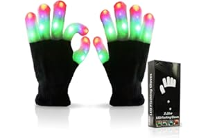 Luwint Light Up Toys, Kids LED Glow Gloves, Fun for Boys Age 4-7 8-12 Year Old, Gifts for Autistic Children Birthday Party Co