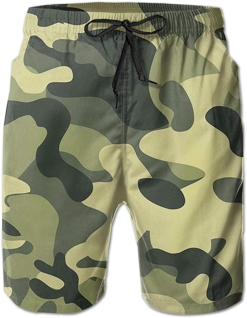 Men's Running Boardshorts Dry Plus Size Beach Shorts No Mesh Lining for Young