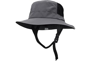 Seektop Surf Bucket Hat with UPF 50+ UV Protection, Waterproof Sun Hat with Adjustable Chin Strap for Surfing, Water Sports