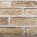 ROSEROSA Peel and Stick PVC Faux Brick Self-Adhesive Wallpaper Covering Countertop Backsplash Sharon Brick (S4246-1 : 1.64 Feet X 8.20 Feet)