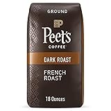 Peet's Coffee, Dark Roast Ground Coffee - French