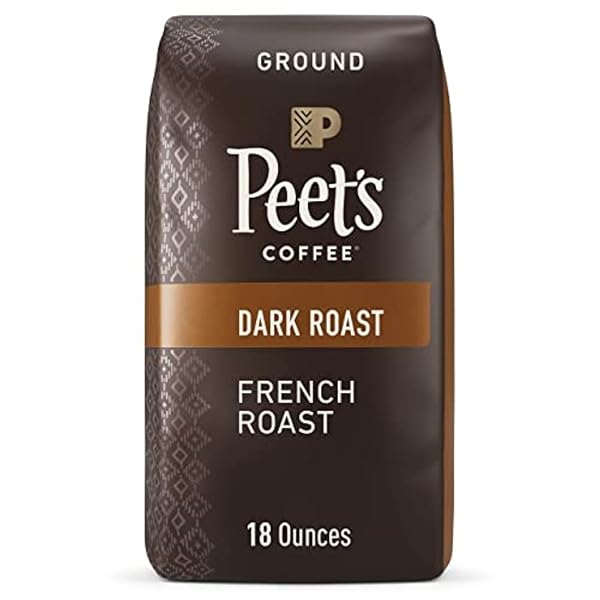 PEET’S COFFEE, DARK ROAST GROUND COFFEE – FRENCH ROAST 18 OUNCE BAG