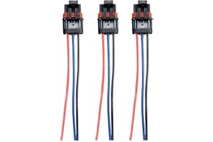 Haodlay Bus Bar Pulse Power Plugs Pigtail Connector for Polaris Plug 2018 2019 2020 2021 2022 2023 2024 Ranger XP 1000/RZR/Pro RS1 Pulse Plug Bus Bar Harness Pigtail 3 Pcs