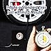 AUTO-VOX Portable Mini Air Compressor Air Pump Tire Inflator，3 Nozzle Adapters & Pressure Gauge & LED Light, for Cars, Bicycles and Balls，Air Mattress Beds, and Pool Floats