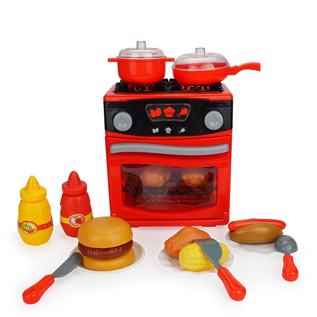 B07g8bfr1t キッチンはおもちゃ 家庭キッチン学習とアクティビティ子供のおもちゃロールプレイ子供キッズパズルゲーム ままごとごっこ遊び レビュー高評価の商品