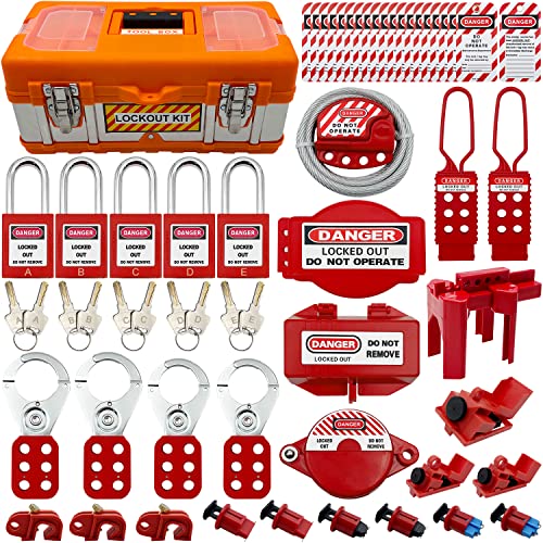 SAFBY Lockout Tagout Kit Electrical Loto - Clamp-On Circuit Breaker ...