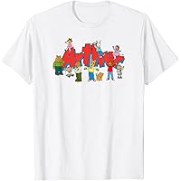 Amazon.com: Arthur Say Hey Arthur Waving Logo Cartoon T-Shirt