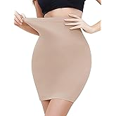 JOYSHAPER Shapewear Dress Slip for Under Dresses Half Slip Tummy Control Slimming Silky Slip Body Shaper