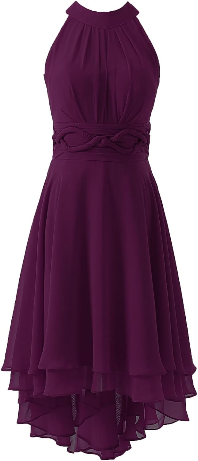 plum homecoming dress