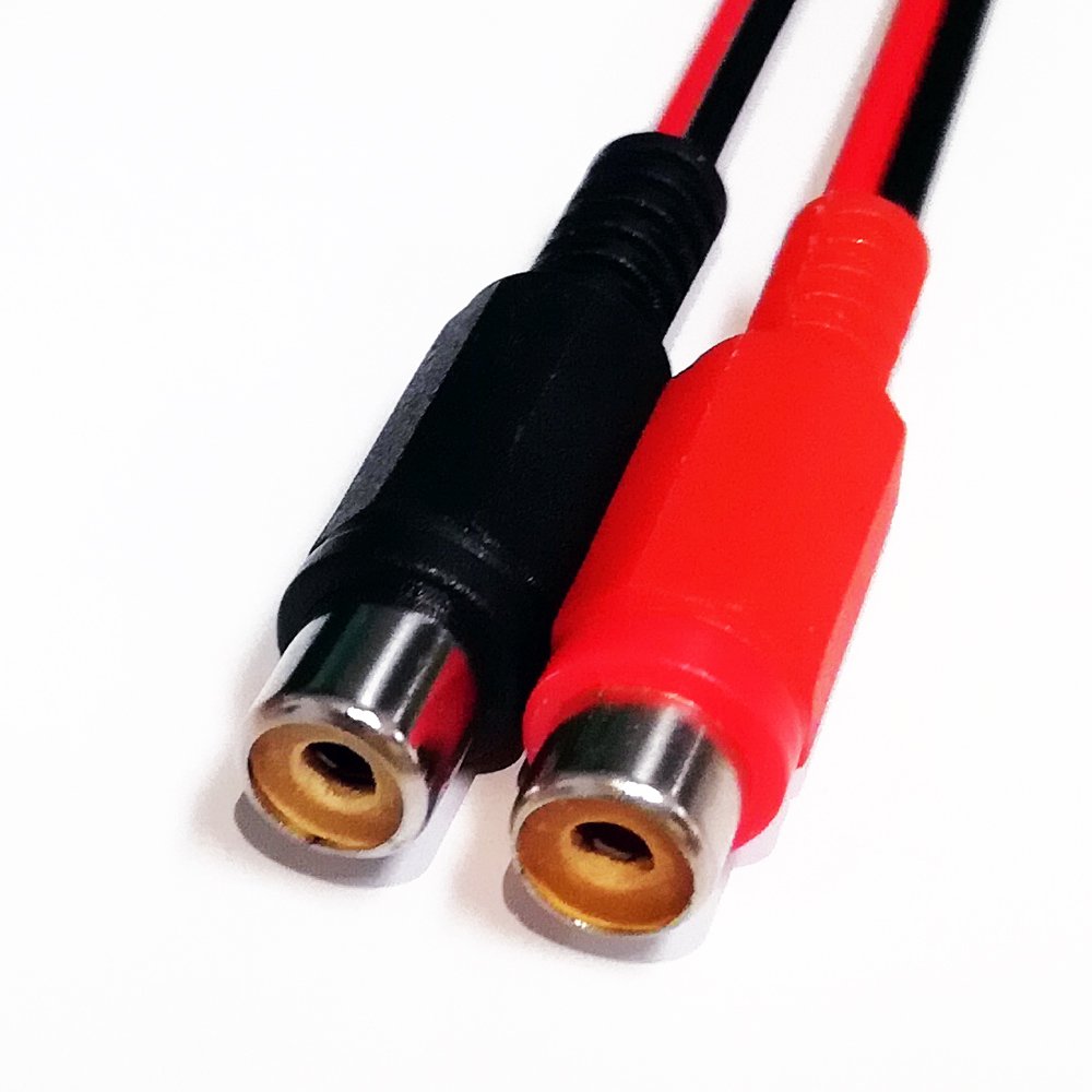 Amazon.com: Speaker Wire To RCA Adaptor For High-Level Signal Connection To  Amp: Home Audio & Theater