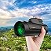 Monocular Telescopes, 12x50 Low Night Vision Spotting Scope for Adults with Cell Phone Photography Adapter and Wireless Camera Shutter Remote Control for Bird Watching/Hunting/Camping/Travelling