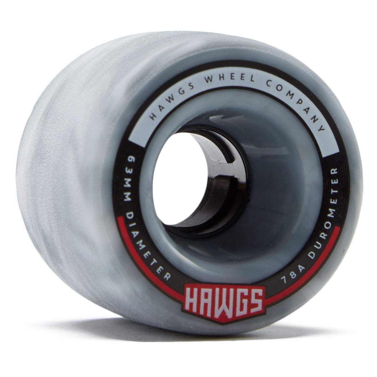 Hawgs Fatty Hawgs Longboard Wheels 63mm 78a Grey/White