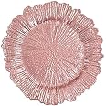 Tiger Chef Gold Reef Charger Plates - Set Of 12 Elegant Acrylic Place Setting Plates For Weddings, Events & Dining - View #8