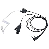 Pdflie K1 Surveillance Headset with VOX PTT Mic