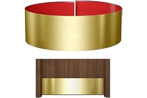 Sanbege Stainless Steel Door Kick Plate, 6" x 34" Door Push Plate, Self Adhesive Kickplate for 36" Doors Interior or Exterior