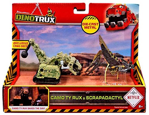 Dinotrux Camo Ty Rux & Scrapadactyl Figure 2-Pack