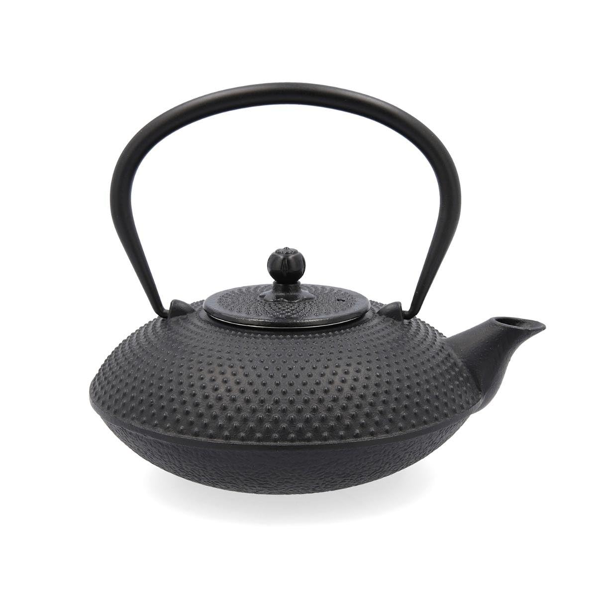 Quid Aissa Cast Iron Teapot, with Stainless Steel Filter, 0.8 L, Suitable for All Fires.