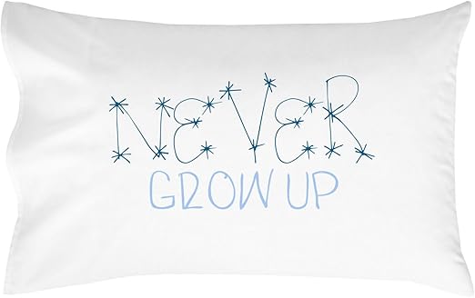 Amazon Com Oh Susannah Never Grow Up Pillow Case For Kids Dark