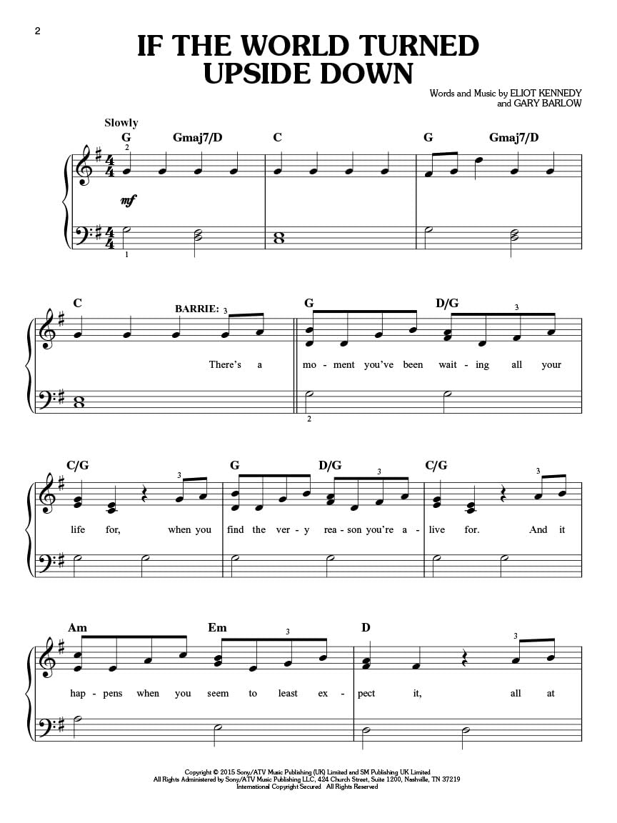 Finding Neverland - Easy Piano Selections: The Story of How Peter Become Pan