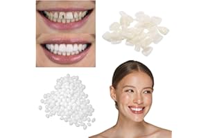 LORENZERIK Tooth Replacement Kit, Replace a Missing Tooth in Minutes, Fake Teeth for Temporary Tooth Repair, Complete Your Smile with Temporary Tooth, Nature and Comfortable Veneers