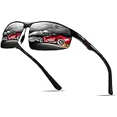 mincl Full Frame Polarized Reader Sunglasses for Men and Women, Wrap Around Sports Sun Reading Glasses UV Protection