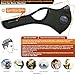 BASE CAMP Dust Mask Activated Carbon Dustproof Mask with Extra Carbon N99 Filters for Woodworking Mowing Sanding Running Cycling Outdoor Activities