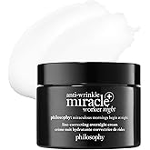 philosophy anti-wrinkle miracle worker line-correcting overnight cream face moisturizer - with vitamin C &amp; hyaluronic acid - counteracts stress-induced damage for smoother skin - 2 fl oz