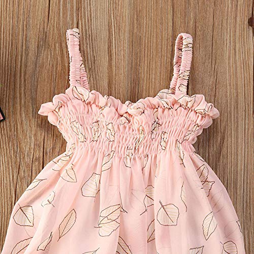 Bloemen Bubble Baby Meisjes, Zomer Mouwloos Off-Shoulder Slip Jurk Sling Geplooide Prinses Rok Zomer Kleding - Image 4