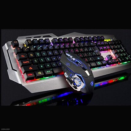 Amazon ゲーミングキーボードティー軸rgbバックライト104キー英語アレイ有線キーボード数値キー キーボード マウス Color Silver Kaiyu パソコン用キーボード 通販