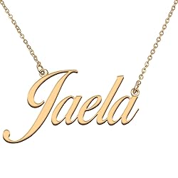 HUAN XUN Customized Custom Simple Any Name Necklace