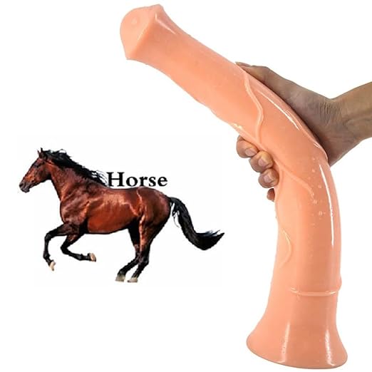 Super Lange lebensechten Pferd Dildo Penis, 16.5 inches Extra Large Cock Weibliche Vaginal anals Massage mit einem starken Sa