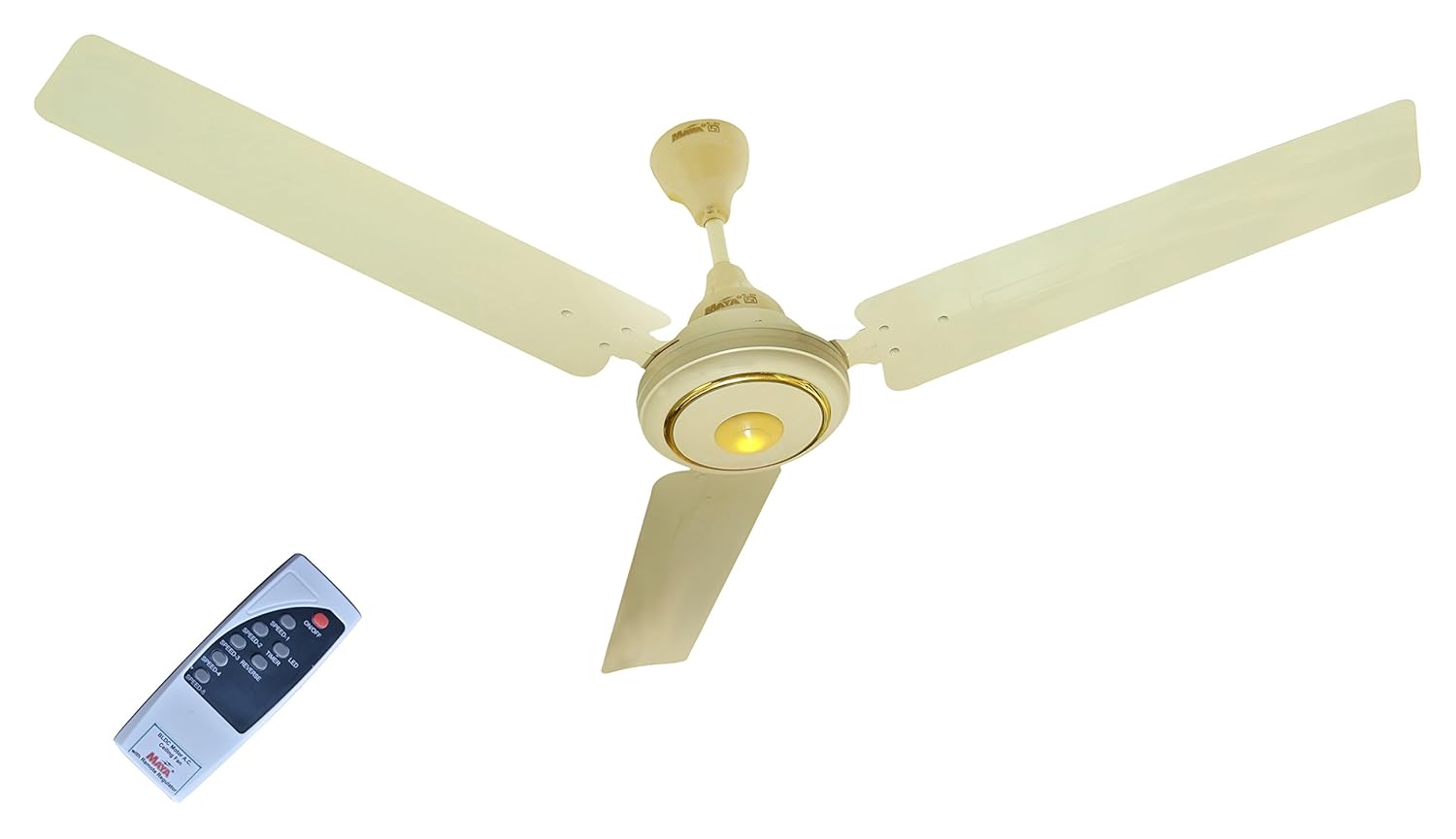 Maya Mbldcr Ai1200 27 Watts Ceiling Fans Cream Amazon In Home