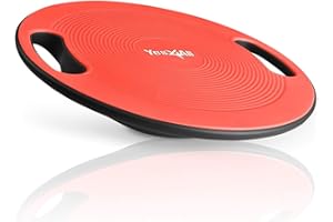 Yes4All Upgraded Wobble Balance Board, 16.34" TPE Non-slip, Stability Board for Home Gym, Standing Desk & Physical Therapy