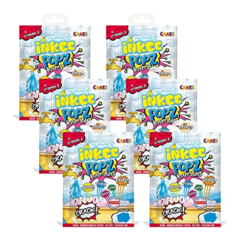 Craze INKEE SALI da Bagno per Bambini, Set 6 additivi da Bagno Colorati 3 Colori per bagnoschiuma, Multicolore, 38413