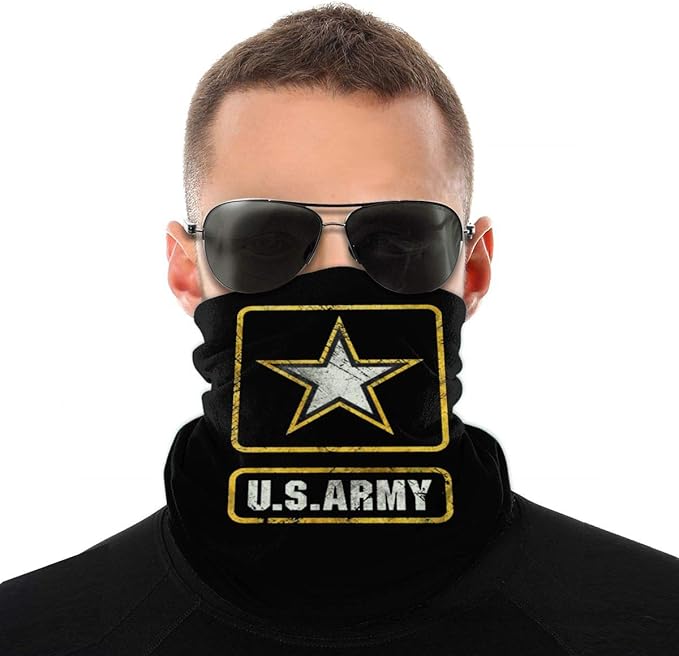 UltraVintage Us Army Emblem Unisex Neck Gaiter Face Mask Warmer Mouth
