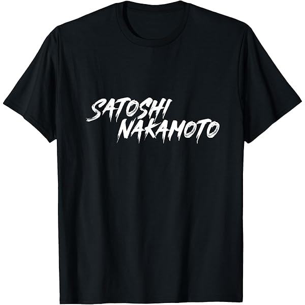 Amazon.com: Satoshi Nakamoto Bitcoin BTC Inventor T-Shirt