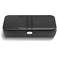 Orbitkey Nest V2 | Portable and Customizable Desk Organizer Case with Buit-in Wireless Charger | Polycarbonate Shell with Nylon Poly Melange Fabric and Zinc Alloy (Black)