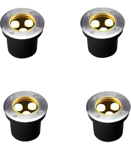 GOCuces 5W Outdoor Ground Lights,High Voltage 110V 120V,Diameter