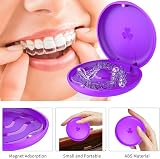 ARGOMAX 2 Pack Retainer Mouth Guard Travel Case Purple Case view 7